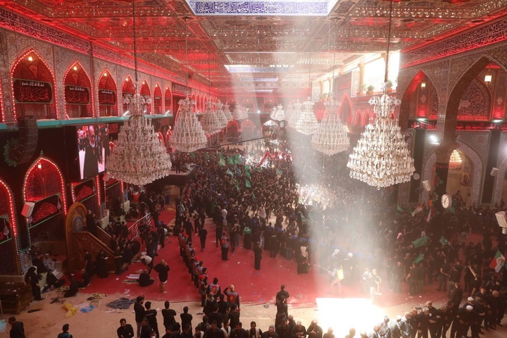 دسته عزای طویرج در کربلا معلی