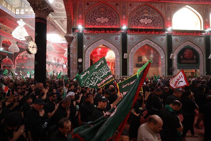 دسته عزای طویرج در کربلا معلی