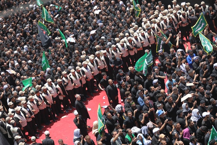 دسته عزای طویرج در کربلا معلی