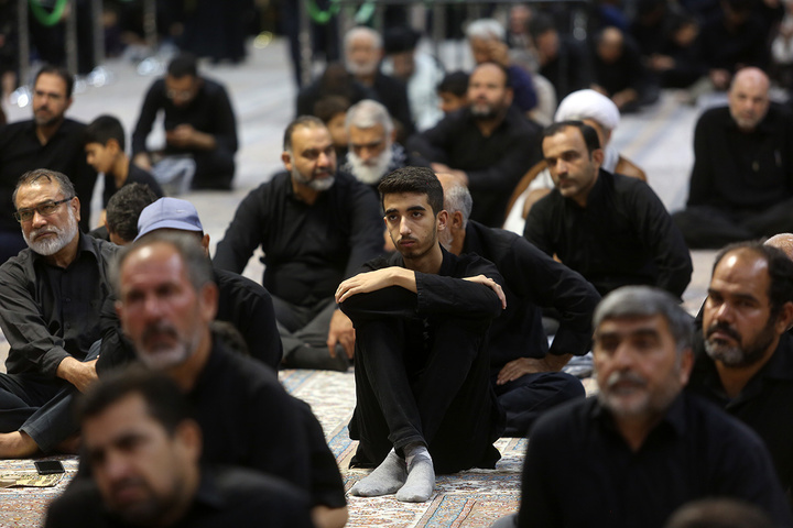 عزاداری شهادت امام سجاد علیه السلام در حرم مطهر بانوی کرامت