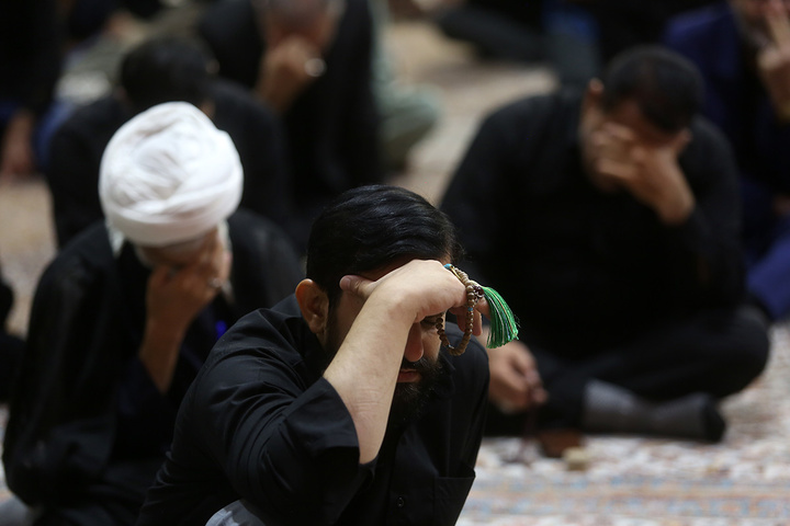 عزاداری شهادت امام سجاد علیه السلام در حرم مطهر بانوی کرامت