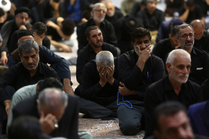 عزاداری شهادت امام سجاد علیه السلام در حرم مطهر بانوی کرامت