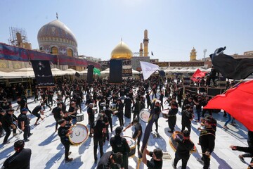 عزاداری ماه محرم در حرم مطهر امامین عسکریین علیهم السلام