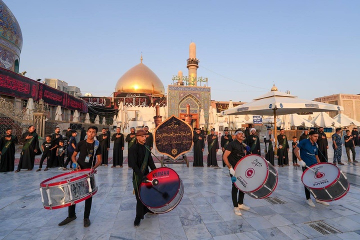 عزاداری ماه محرم در حرم مطهر امامین عسکریین علیهم السلام