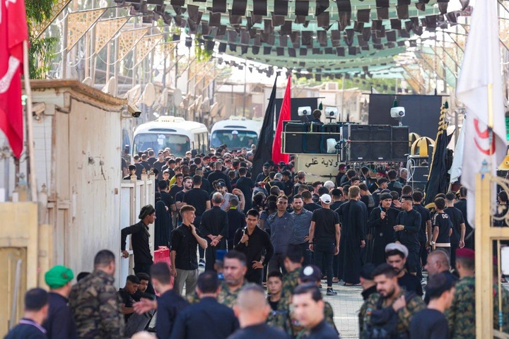 عزاداری ماه محرم در حرم مطهر امامین عسکریین علیهم السلام