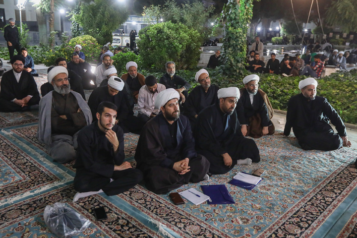 Mourning ceremony for Imam Sajjad held at Dar al-Elm School