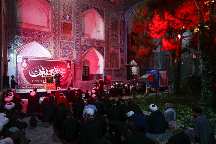 Mourning ceremony for Imam Sajjad held at Dar al-Elm School