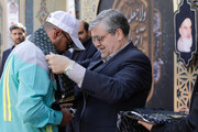مراسم إذن خدمة خُدّام المدینة في الأربعين الحسیني