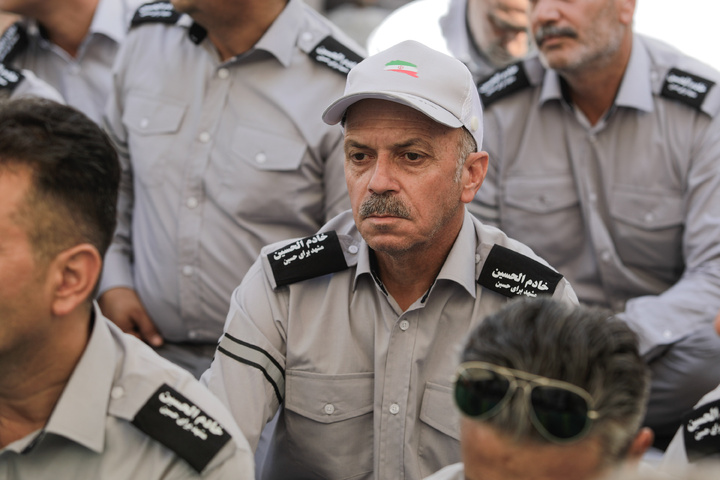 مراسم إذن خدمة خُدّام المدینة في الأربعين الحسیني