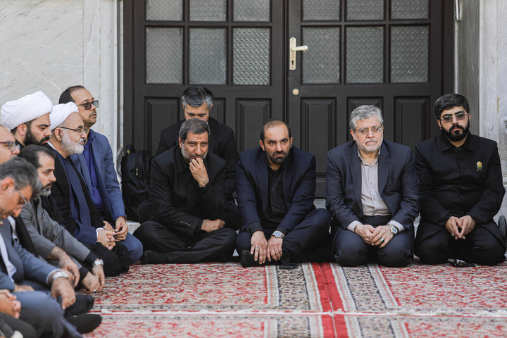 آیین اذن خدمت خادمین شهری در اربعین حسینی