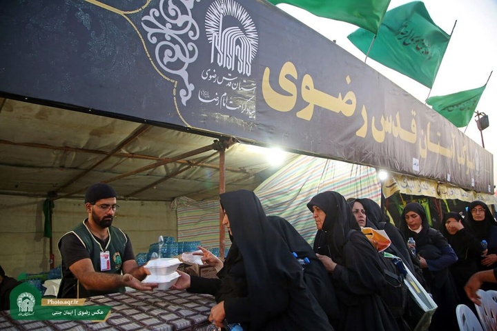 امام رضا(ع)  بین الاقوامی یونیورسٹی کی جانب سے شلمچہ بارڈر پر زائرین کو مختلف خدمات کی فراہمی