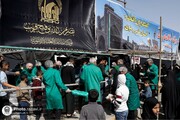 مرافقة 1000 خادم من خُدام الحرم الرضوي الشریف لزوار الأربعين إلى العتبات المقدسة