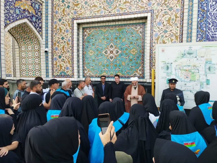 ‘Rezvan Pilgrimage Plan’ kicks off with 450 Azeri pilgrims at Imam Reza Shrine ‘Rezvan Pilgrimage Plan’ kicks off with 450 Azeri pilgrims at Imam Reza Shrine