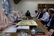 Uzbek professors explore AQR’s library, museum during language refresher course