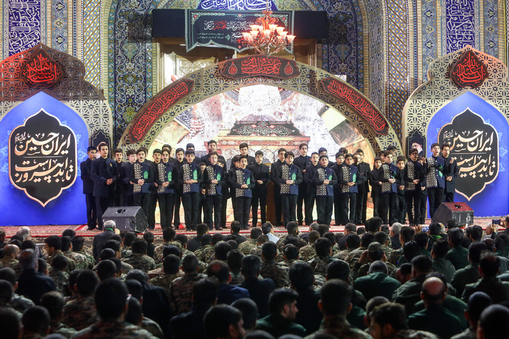 Holy shrine holds 40th day memorial for martyrs of Israeli aggression