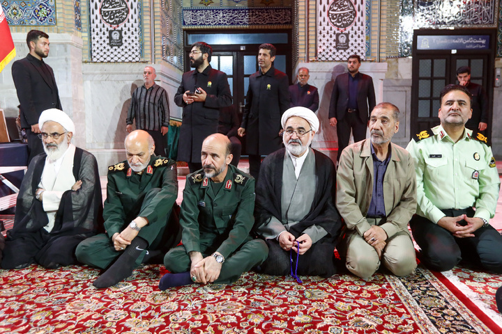Holy shrine holds 40th day memorial for martyrs of Israeli aggression