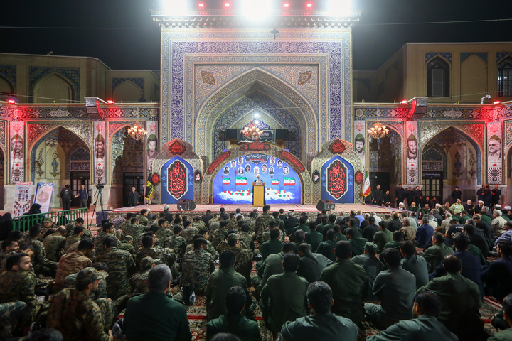 Holy shrine holds 40th day memorial for martyrs of Israeli aggression