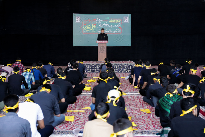 ‘Tariq al-Quds’ gathering held at Goharshad Courtyard