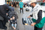 Mukib of Imam Reza servants from Mazandaran Province stationed at Mehran Border