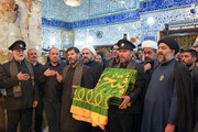 Imam Reza shrine servants present along Arbaeen pilgrimage route