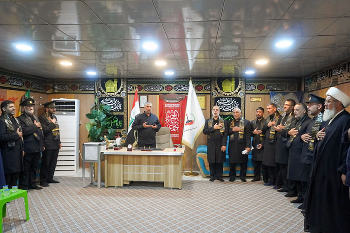 Imam Reza shrine servants present along Arbaeen pilgrimage route