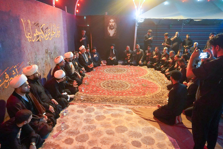 Imam Reza shrine servants present along Arbaeen pilgrimage route