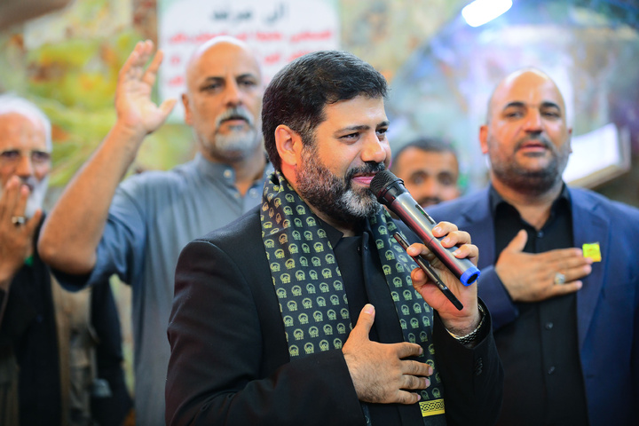 Imam Reza shrine servants present along Arbaeen pilgrimage route