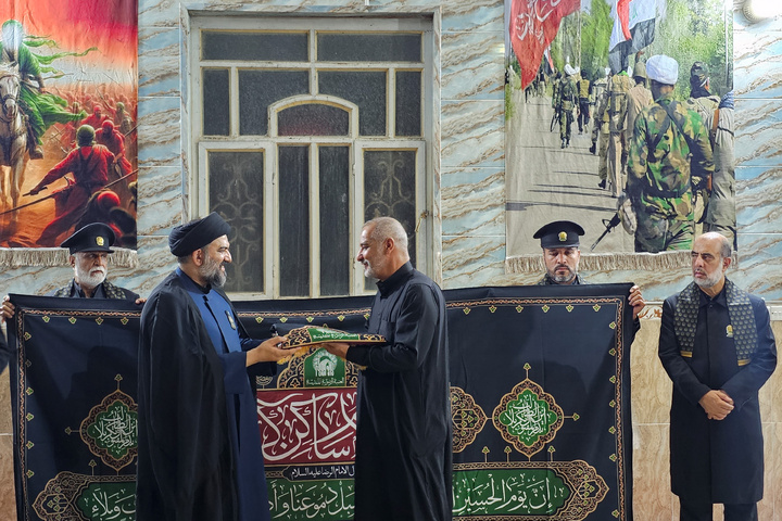 Imam Reza shrine servants present along Arbaeen pilgrimage route