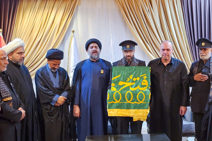 Imam Reza shrine servants present along Arbaeen pilgrimage route