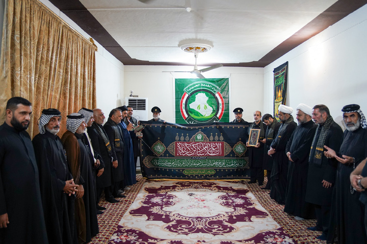 Imam Reza shrine servants present along Arbaeen pilgrimage route
