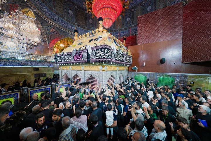 حضور زائران اربعین حسینی در سامرا