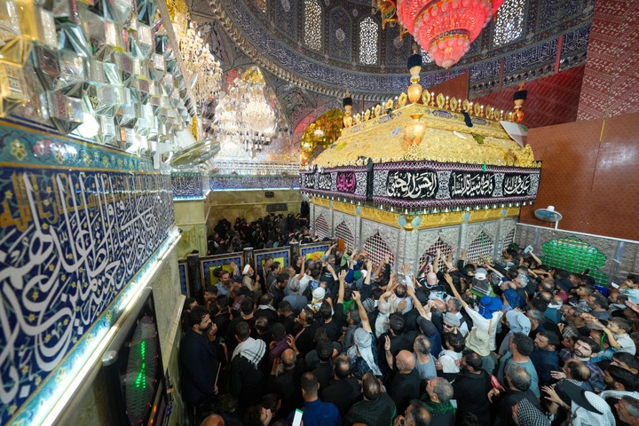 حضور زائران اربعین حسینی در سامرا