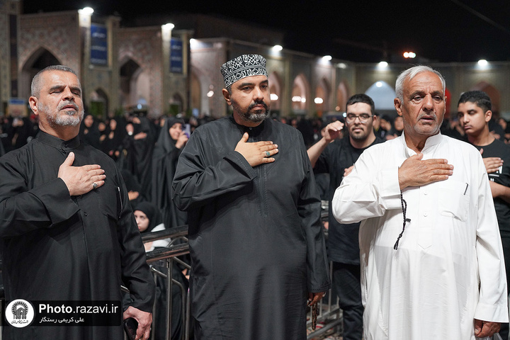 مراسم عزاء الأربعين الحسيني الخاصة بالزائرین العرب