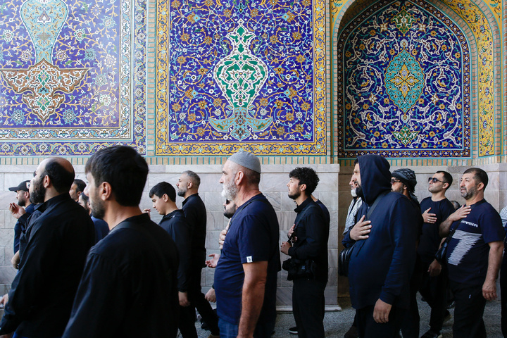 Kazakh pilgrims visit Imam Reza Shrine 