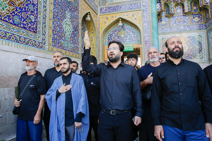 Kazakh pilgrims visit Imam Reza Shrine 