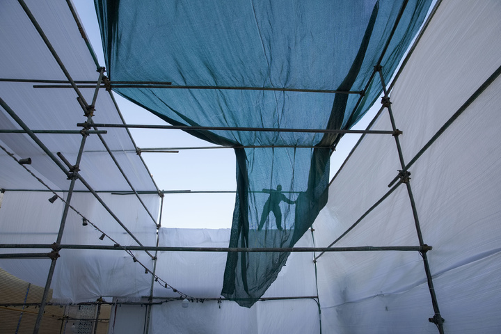 Preparations underway for service tents in Mashhad during final days of Safar 
