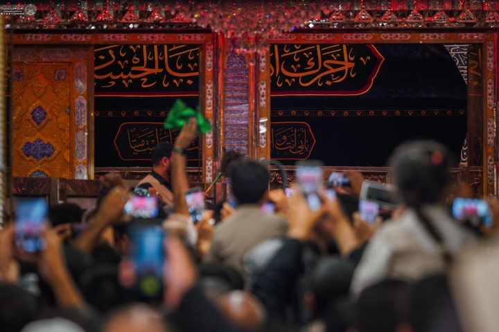 عزاداری شهادت رسول الله و امام مجتبی(ع) در حرم مطهر علوی