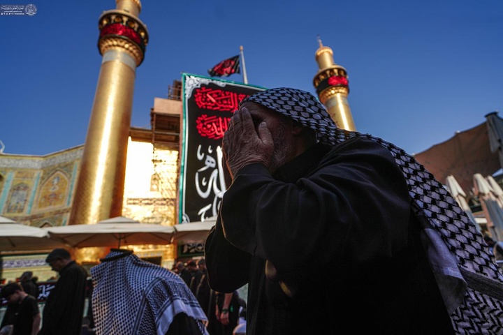 عزاداری شهادت رسول الله و امام مجتبی(ع) در حرم مطهر علوی