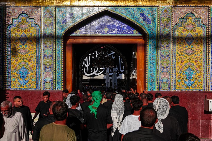 عزاداری شهادت رسول الله و امام مجتبی(ع) در حرم مطهر علوی