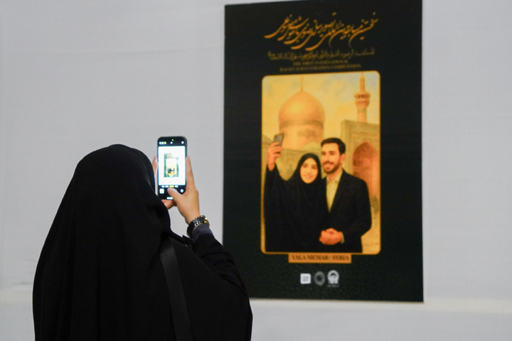 1st Intl. AI-based Razavi illustration contest holds exhibit