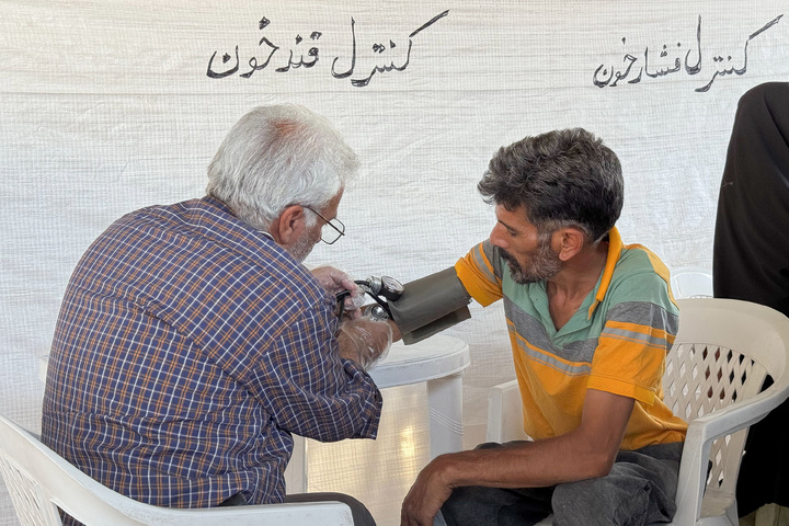 Service Mukibs set up around Imam Reza Shrine for Safar pilgrims