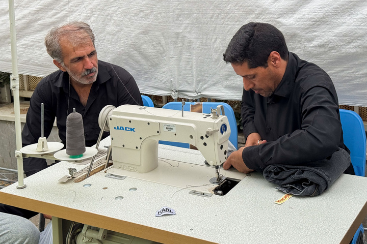 Service Mukibs set up around Imam Reza Shrine for Safar pilgrims