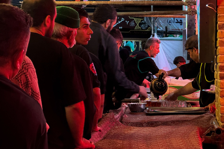 Service Mukibs set up around Imam Reza Shrine for Safar pilgrims