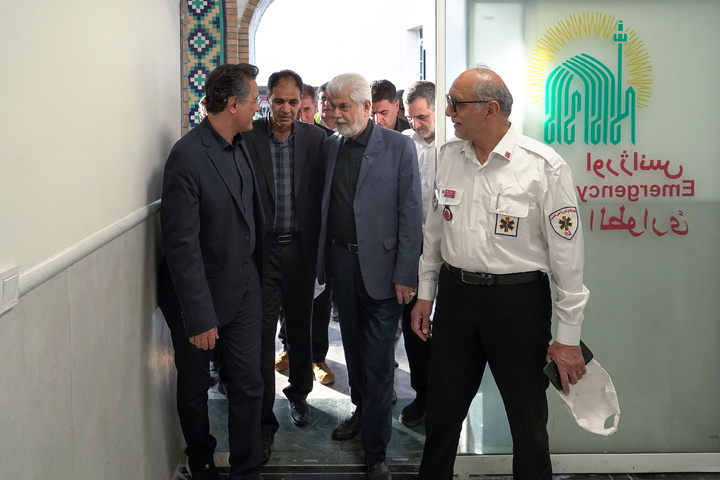 Top health officials visit Dar al-Shafa at Imam Reza Shrine