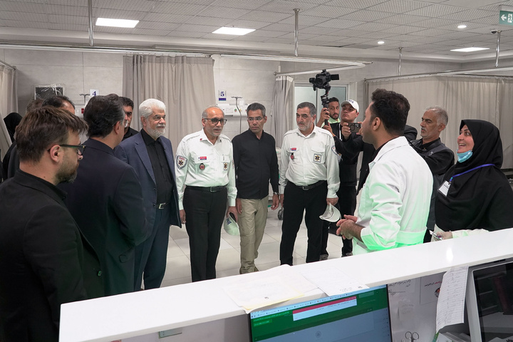 Top health officials visit Dar al-Shafa at Imam Reza Shrine
