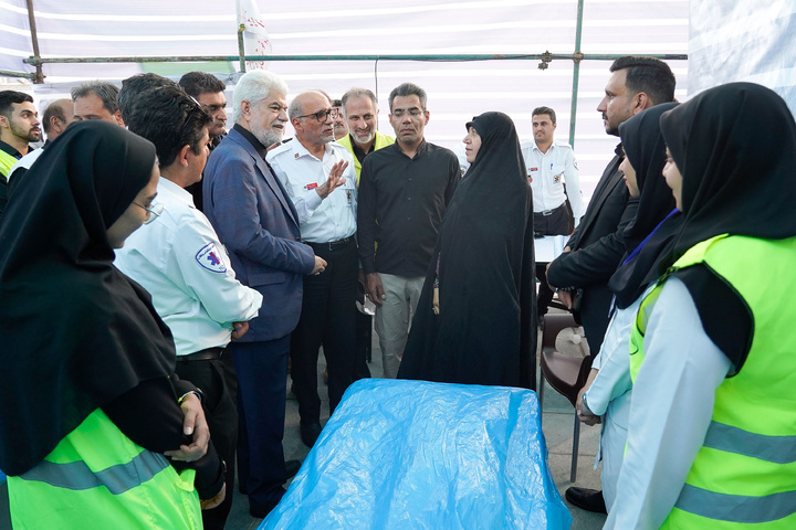 Top health officials visit Dar al-Shafa at Imam Reza Shrine