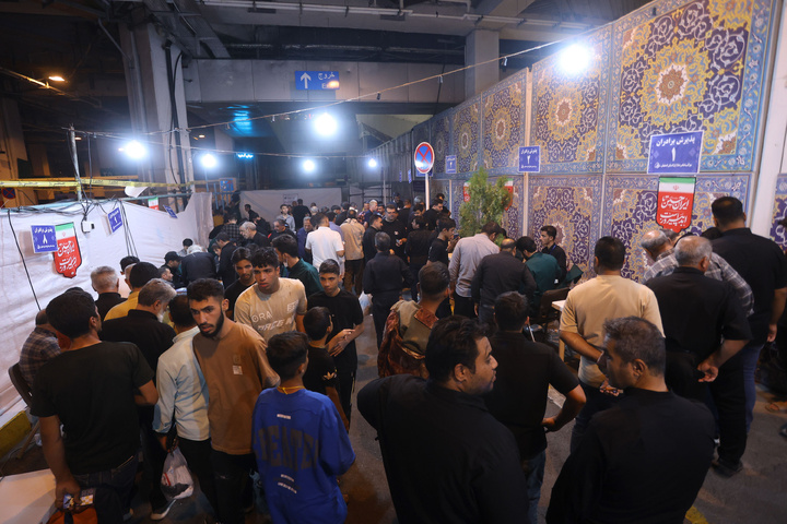 Imam Reza Mukib offers lodging, care, and meals to pilgrims in shrine’s parking area