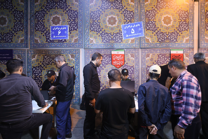 Imam Reza Mukib offers lodging, care, and meals to pilgrims in shrine’s parking area