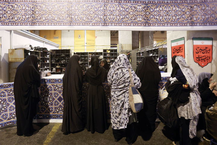 Imam Reza Mukib offers lodging, care, and meals to pilgrims in shrine’s parking area