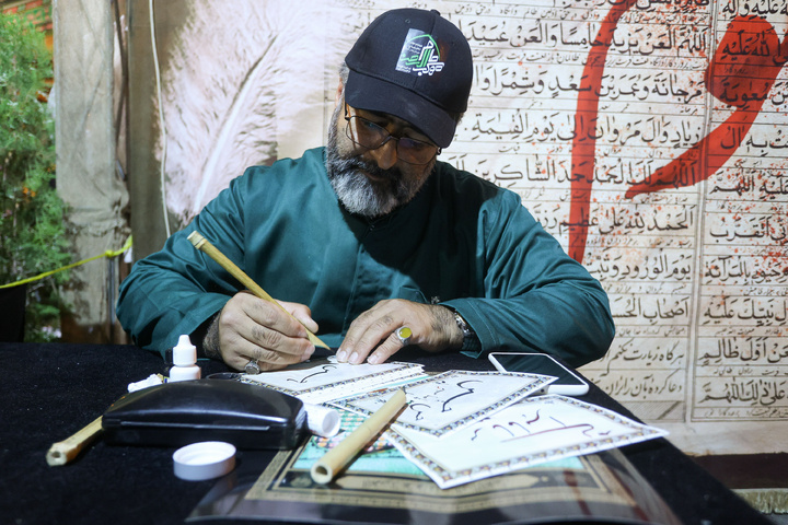 Imam Reza Mukib offers lodging, care, and meals to pilgrims in shrine’s parking area